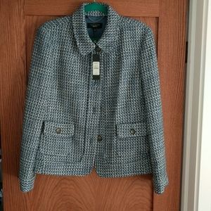 New Talbot's Blazer/ Jacket tweed blue size14